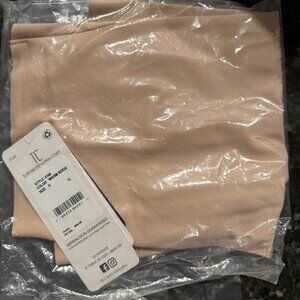 TC Fine Intimates Dress Rehearsal Low-Back Mid-Thigh Shaping Short Warm Beige S